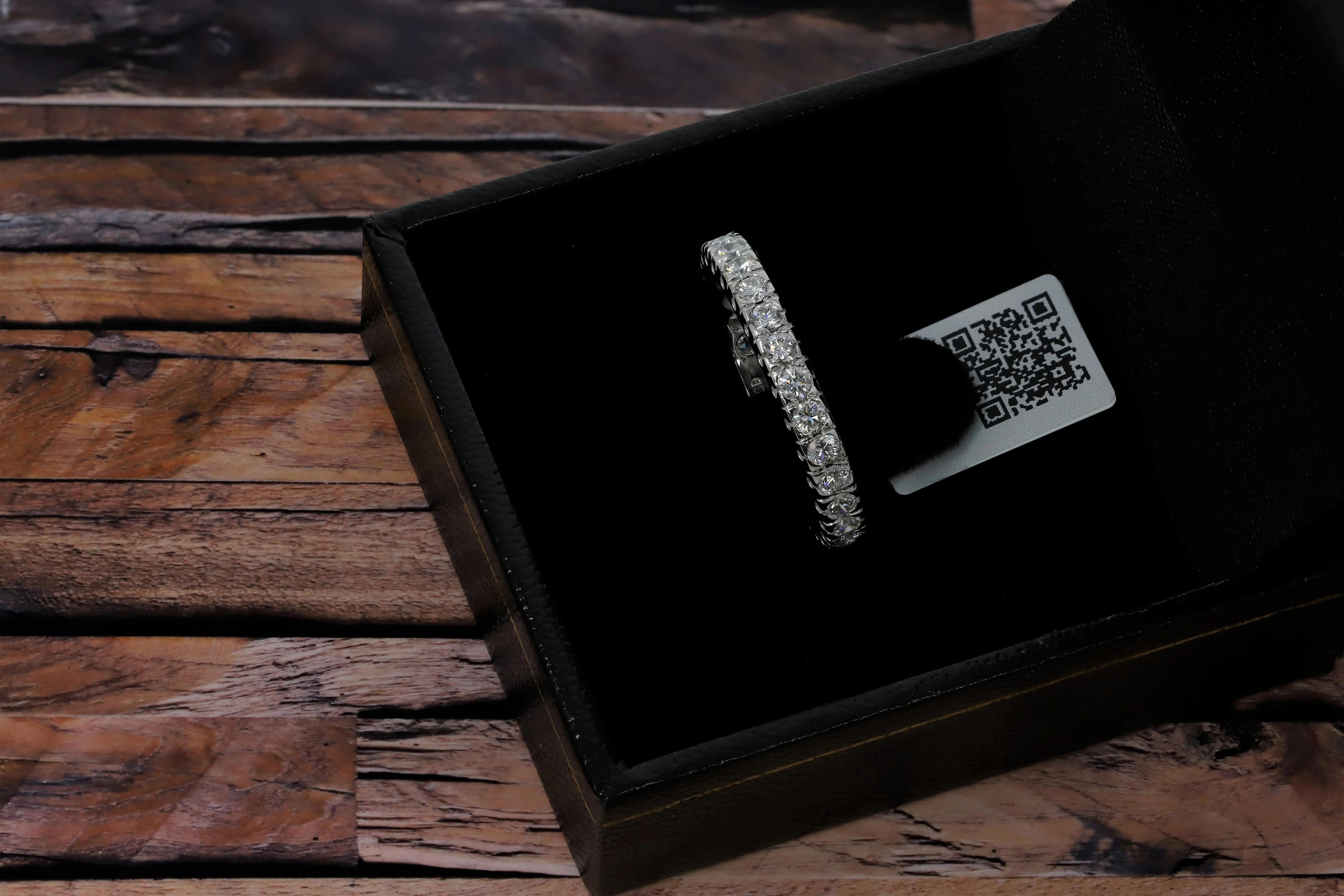 14K White Gold Lab Grown Diamond 7/8 Ct Eternity Band Ring. Size 7, IGI Certificate - Image 7